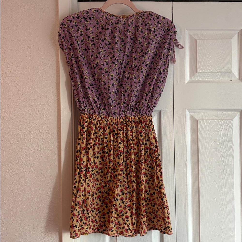 Zimmermann Girls Floral Dress in Purple and Yellow - Picture 9 of 9